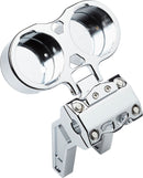Gauge Mount For Performance Risers With Dual Gauges Chrome For Harley Davidson FLD 1690