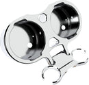 Gauge Mount Dual Chrome - 1 Inch