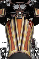 Custom Metal Dash Black / E-Coating For Harley Davidson FLHT 1584 ABS 2008-2010