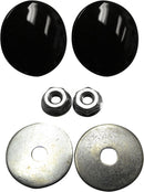 Fairing Mirror Hole Plugs Black For Harley Davidson FLFBS 1868 ABS
