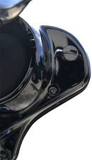 Fairing Mirror Hole Plugs Black For Harley Davidson FLFBS 1868 ABS