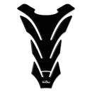 3D Motorcycle Stickers - Tank Pad Black Universal