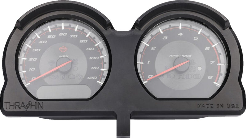 Gauge Relocation Kit Anodized / Black For Harley Davidson FLTRK 1868 ABS
