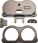 Dual Gauge Mount For Performance Risers Brown For Harley Davidson FLTRK 1868 ABS