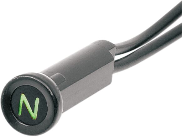 Snap-In Indicator Light Black - 7.60 MM | Vendor No 160904
