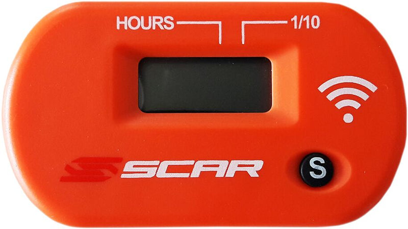 Wireless Vibration Hour Meter Orange