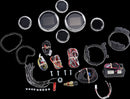 Six-Gauge MLX Series Kit For Harley Davidson FLHT 1450 1999-2003