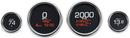 Four-Gauge MLX Series Kit For Harley Davidson FLHT 1450 2004-2006