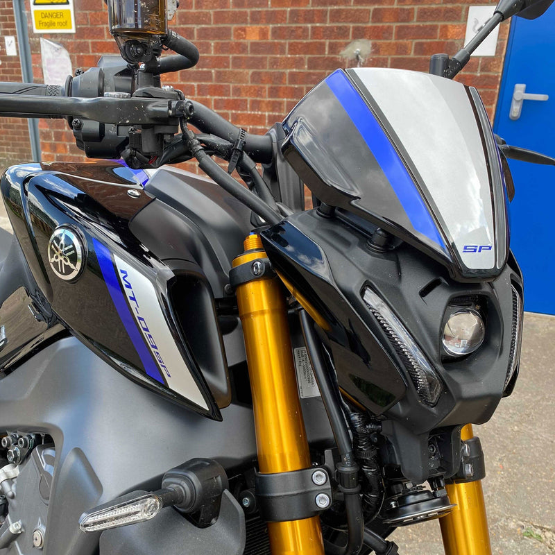 Fly Screen Icon Blue Colours For Yamaha MT-09 2021-2023