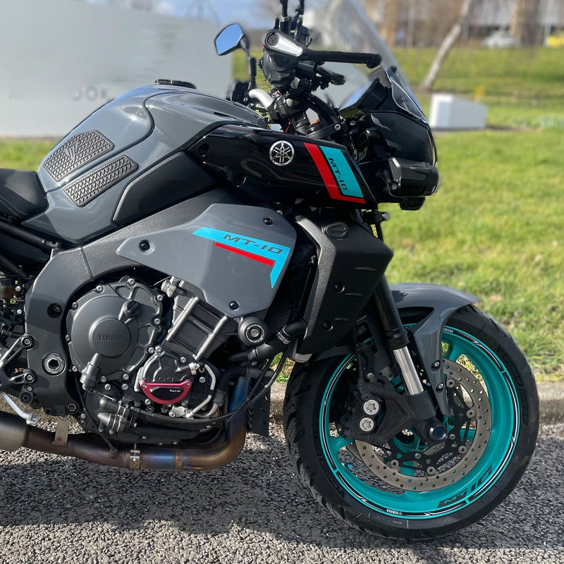 Infill Panels Cyan Storm For Yamaha MT-10 2022