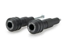 Vintage 2.0 Frame Sliders Black For Royal Enfield Guerrilla 450 2024>Current