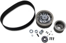 8 mm Belt Drive with Quiet Clutch System Black For Harley Davidson FL 1200 1955-1977 - 76.2 MM