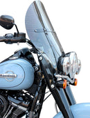 Flare Billboard Windshield Grey For Harley Davidson FLDE 1750 ABS 2018-2020