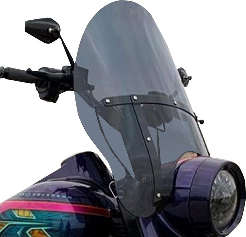 Flare Billboard Windshield Black For Harley Davidson FLDE 1750 ABS 2018-2020
