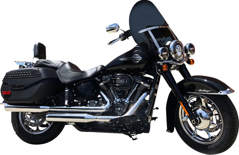 Flare Billboard Windshield Black For Harley Davidson FLDE 1750 ABS 2018-2020