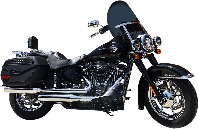 Flare Billboard Windshield Black For Harley Davidson FLDE 1750 ABS 2018-2020