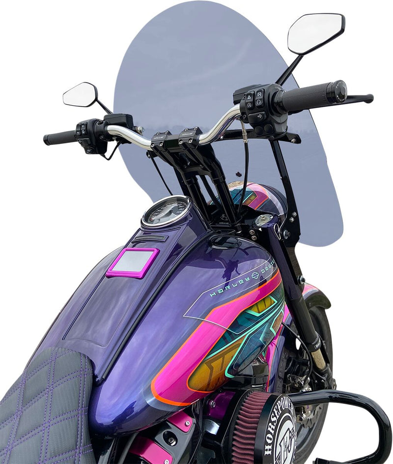 Flare Billboard Windshield Black For Harley Davidson FLDE 1750 ABS 2020