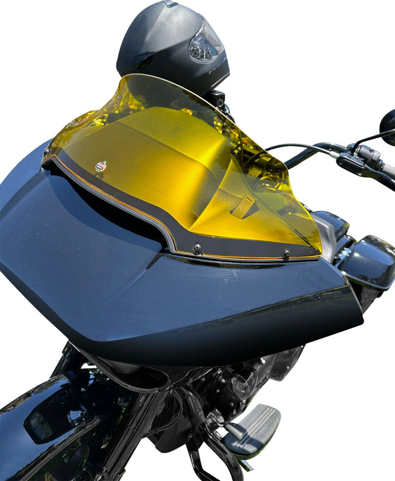 Kolor Flare Sport Windshield Yellow For Harley Davidson FLTRK 1868 ABS 2020-2024