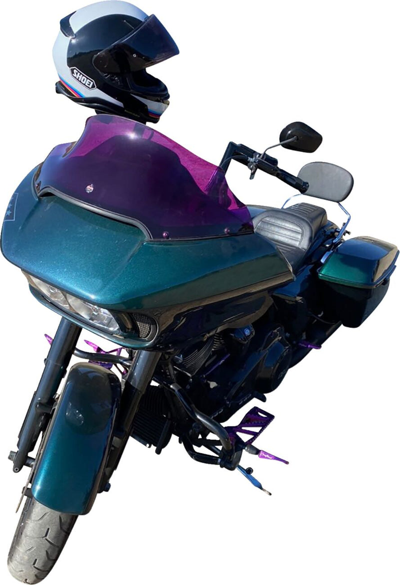 Kolor Flare Sport Windshield Purple For Harley Davidson FLTRK 1868 ABS 2020-2024