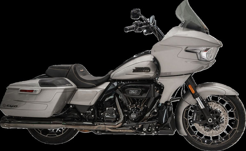 Pro Touring Flare Windshield Grey For Harley Davidson FLTRXSE 1977 ABS 2024-2025