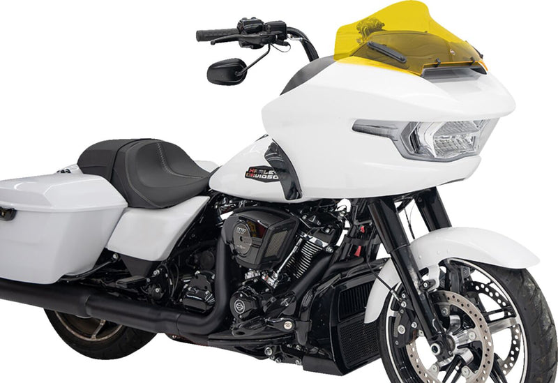 Kolor Flare Sport Windshield Yellow For Harley Davidson FLTRXSE 1977 ABS 2023-2025