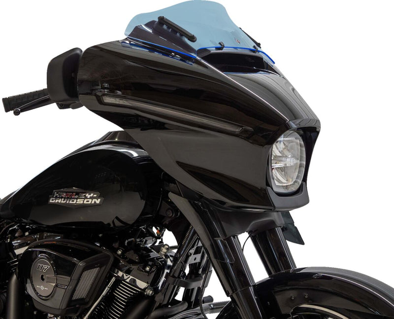 Kolor Flare Ice Windshield Blue For Harley Davidson FLHX 1923 ABS 2024-2025