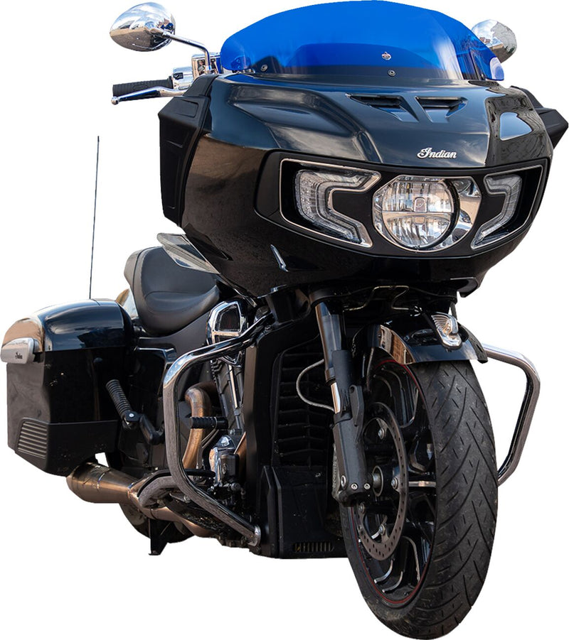 Kolor Flare Windshield Blue For Indian CHALLENGER 108 ABS 2020-2025