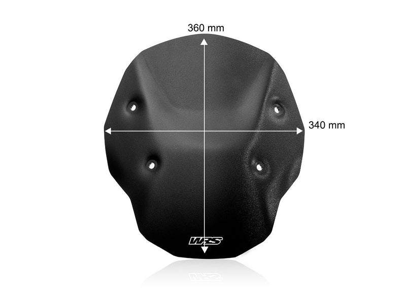 Windscreen Enduro Matt Black For BMW R 1300 GS ABS