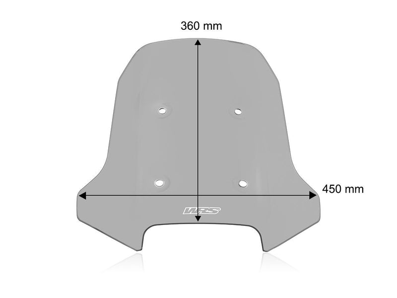 Windscreen Touring CF Moto Smoke