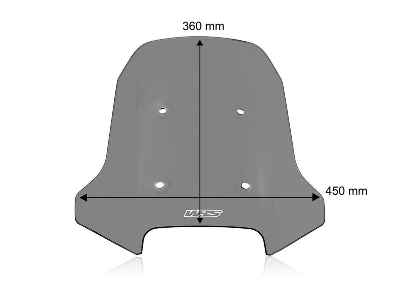 Windscreen Touring CF Moto Dark Smoke