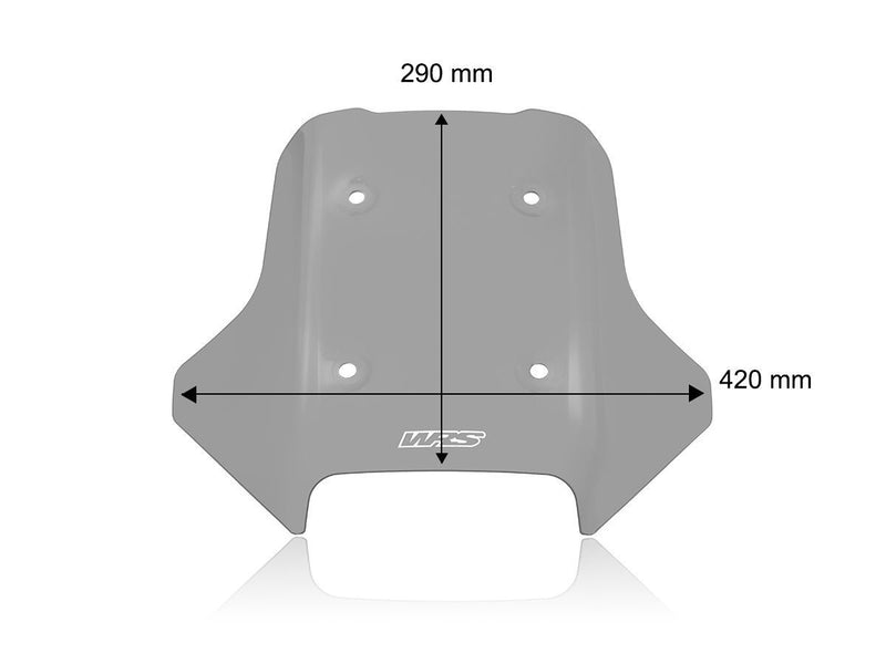 Windscreen Sport CF Moto Smoke