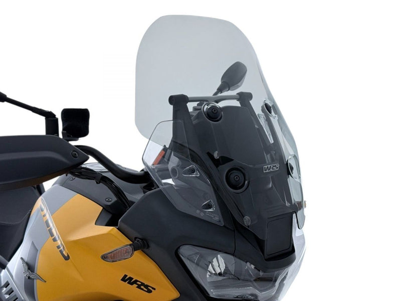 Windscreen Caponord W/ Radar Stelvio Smoke For Moto Guzzi STELVIO 1000 ABS 2024-2025