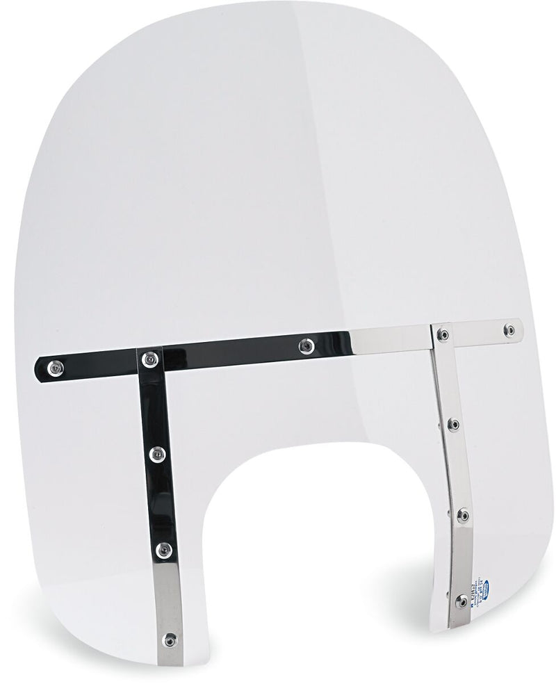 Memphis Fats Windshield with Big Headlight Cutout Clear For Harley Davidson FLHR 1750 ABS 2020-2022 - 43 CM