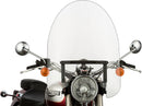 SS-30 Classic Windshield Black / Clear For Harley Davidson FXCW 1584 2008-2009 - 56 CM