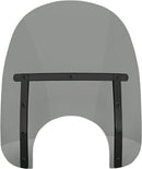 Memphis Slim Windshield Black Smoke For Harley Davidson FLHR 1340 1994-1998 - 23 CM
