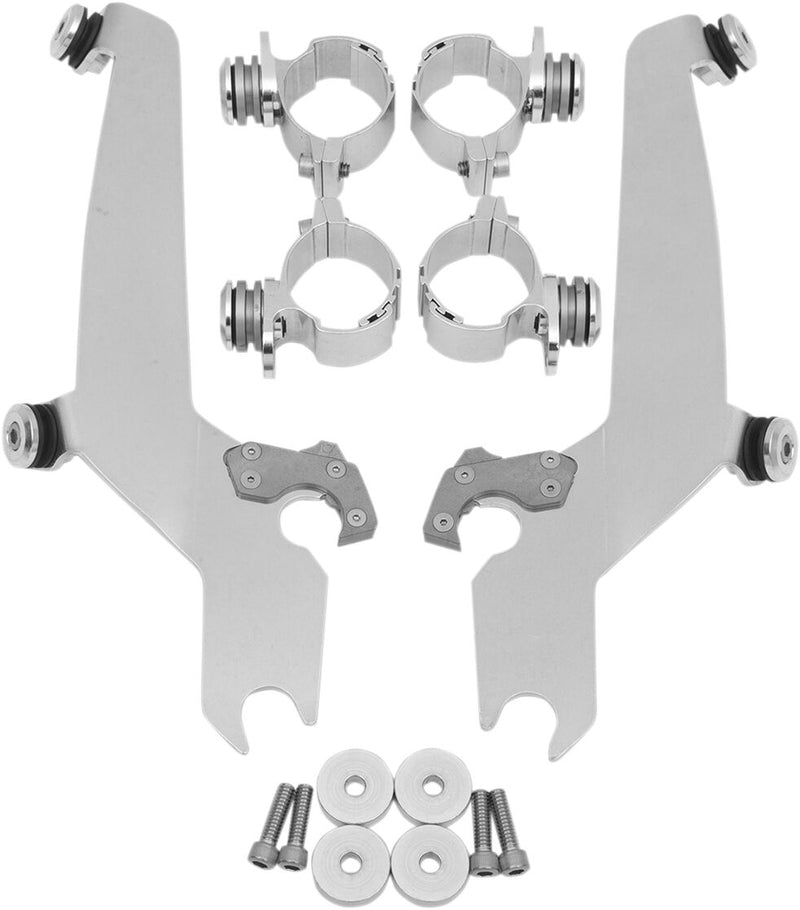 No-Tool Trigger-Lock Mount Kit for Sportshield Polished For Honda VF 750 C 1994-2003