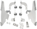 Windshield Trigger-Lock Complete Mount Kit Polished For Honda VT 750 C 2004-2024