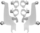 No-Tool Trigger-Lock Mount Kit for Sportshield Polished For Honda VTX 1300 C 2004-2009