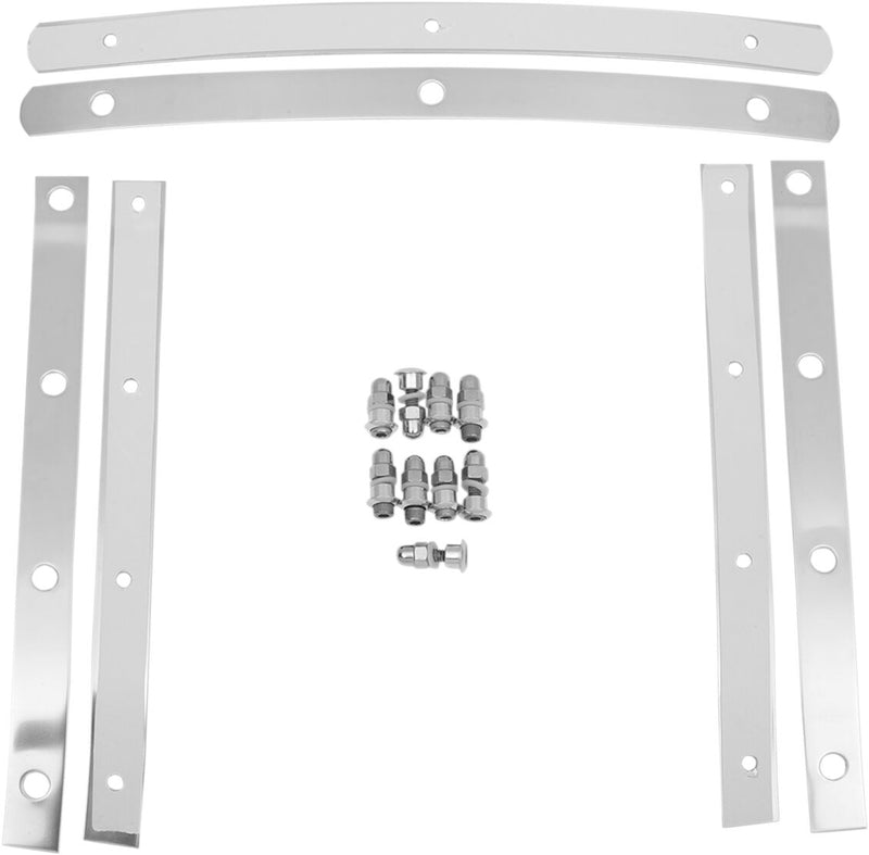 Replacement Fats/Slim Windshield Straps Polished