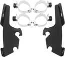 Windshield Trigger-Lock Complete Mount Kit Black For Honda GL 1500 C 1997-2003