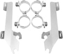 Windshield Trigger-Lock Complete Mount Kit Polished For Honda VTX 1800 C 2002-07