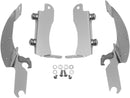 Windshield Trigger-Lock Complete Mount Kit Polished For Kawasaki VN 1700 2009-2013