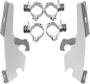 Windshield Trigger-Lock Complete Mount Kit Polished For Honda VT 1300 CR 2010-2016