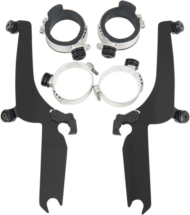 No-Tool Trigger-Lock Mount Kit for Sportshield Black For Yamaha XVS 1100 A 2000-2007