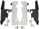 Windshield Trigger-Lock Complete Mount Kit Black For Yamaha XV 1600 A 1999-2003