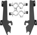 Windshield Trigger-Lock Complete Mount Kit Black For Honda VT 1300 CS 2010-2014
