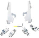 Windshield Trigger-Lock Complete Mount Kit Polished For Honda VT 1300 CX 2010-2019