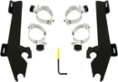 Windshield Trigger-Lock Complete Mount Kit Black For Suzuki M 50 2005-2009