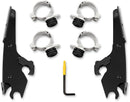 Batwing Fairing Trigger-Lock Mounting Kit Black For Indian SCOUT 60 ABS 2016-2024