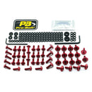 Aluminium Fairing Bolt Kit Red For Ducati 1098 2007-2008